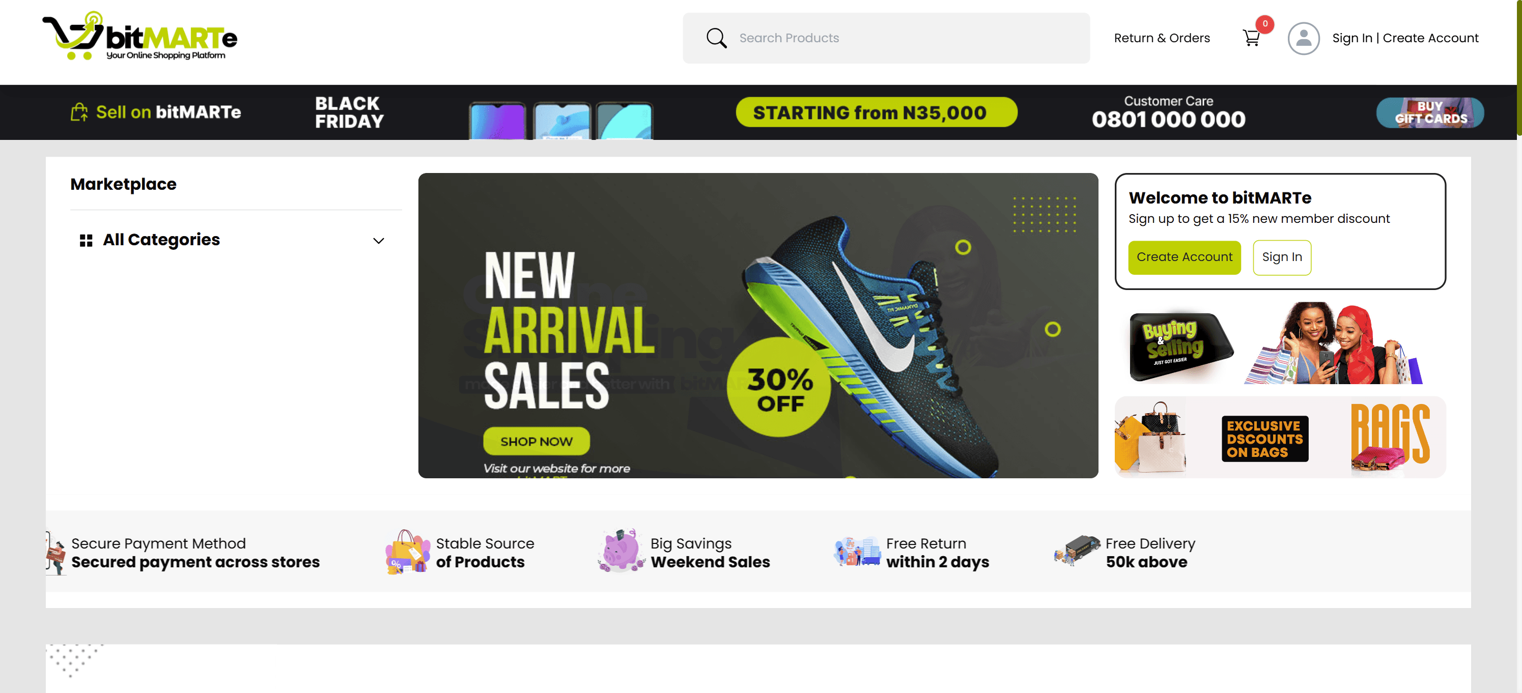  Bitmarte Ecommerce preview